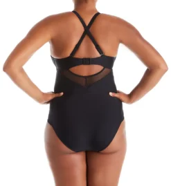 Curvy Kate Sheer Class Plunge One Piece Swimsuit CS1605 -Allure Wear Shop curvy kate cuka01 cs1605 cs1