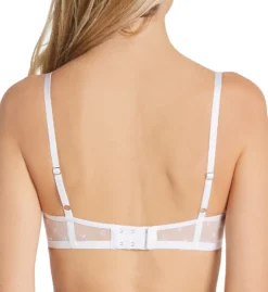 DKNY Monogram Mesh Unlined Demi Bra DK4039 -Allure Wear Shop dkny dkny01 dk4039 bs