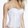 Dominique Colette Lace Corset Bridal Longline Bra 8949 -Allure Wear Shop dominique dom001 8949 gs