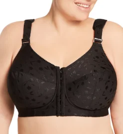 Elila Jacquard Front Close Wireless Softcup Bra 1515