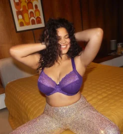 Elomi Charley Underwire Stretch Lace Plunge Bra EL4382 -Allure Wear Shop elomi elom01 el4382 cs3