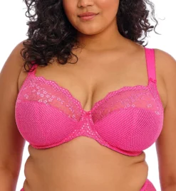 Elomi Charley Underwire Stretch Lace Plunge Bra EL4382
