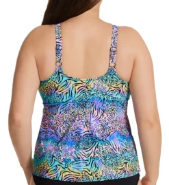 Elomi Electric Savannah Moulded Tankini Swim Top ES0761 -Allure Wear Shop elomi elom01 es0761 bs