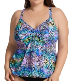 Elomi Electric Savannah Moulded Tankini Swim Top ES0761