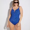 Elomi Pebble Cove Non Wired One Piece Swimsuit ES1143 -Allure Wear Shop elomi elom01 es1143 gs