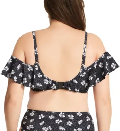 Elomi Plain Sailing Underwire Frill Bikini Swim Top ES7273 -Allure Wear Shop elomi elom01 es7273 bs