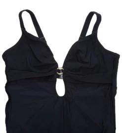 Elomi Plain Sailing Solid Non Wired Plunge Swimsuit ES7280 -Allure Wear Shop elomi elom01 es7280 cs5