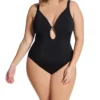 Elomi Plain Sailing Solid Non Wired Plunge Swimsuit ES7280 -Allure Wear Shop elomi elom01 es7280 gs