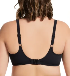 Elomi Plain Sailing Solid Underwire Plunge Swim Top ES7284 -Allure Wear Shop elomi elom01 es7284 bs