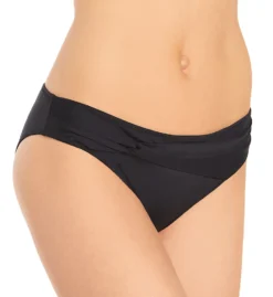 Everyday Sunday Revival Black Twist Bikini Swim Bottom 0015B