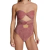 Everyday Sunday Peaceful Sunday Shiny Cutout One Piece Swimsuit 0063 -Allure Wear Shop everyday sunday ever01 0063 gs