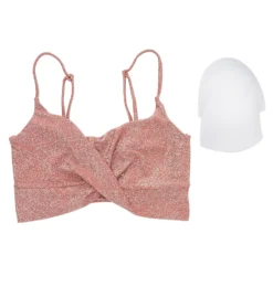 Everyday Sunday Peaceful Sunday Shiny Wrap Crop Bikini Swim Top 0107T -Allure Wear Shop everyday sunday ever01 0107t cs5