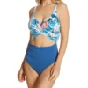 Everyday Sunday The Wrap High Leg One Piece Swimsuit 0136-2
