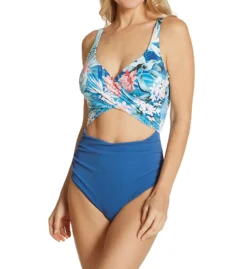 Everyday Sunday The Wrap High Leg One Piece Swimsuit 0136-2