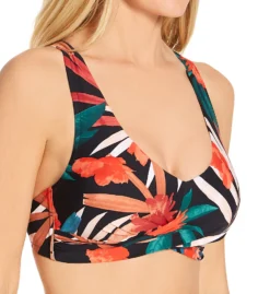 Everyday Sunday Revival D Cup Adjustable Back Bikini Swim Top 0742DT
