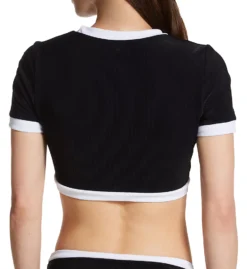 Everyday Sunday Sunday Romance Short Sleeve Rashguard Swim Top J0205 -Allure Wear Shop everyday sunday ever01 j0205 bs