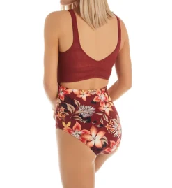 Everyday Sunday Nostalgia Wrap One Piece Swimsuit N0136 -Allure Wear Shop everyday sunday ever01 n0136 bs