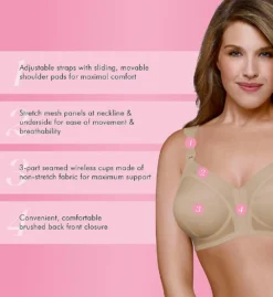 Exquisite Form Front Close Classic Support Bra 5100530 -Allure Wear Shop exquisite form exqf01 5100530 cs5