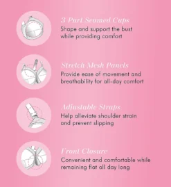 Exquisite Form Front Close Classic Support Bra 5100530 -Allure Wear Shop exquisite form exqf01 5100530 cs6