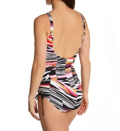 Fantasie Sanoa Island Underwire V-Neck One-Pc Swimsuit FS3030 -Allure Wear Shop fantasie fan001 fs3030 bs