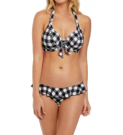 Freya Totally Check Underwire Halter Bikini Swim Top AS2924 -Allure Wear Shop freya fre001 as2924 cs1
