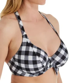 Freya Totally Check Underwire Halter Bikini Swim Top AS2924 -Allure Wear Shop freya fre001 as2924 cs6