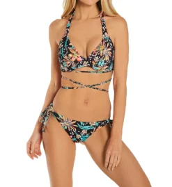 Freya Wild Daisy Banded Halter Underwire Swim Top AS7031 -Allure Wear Shop freya fre001 as7031 cs1