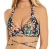 Freya Wild Daisy Banded Halter Underwire Swim Top AS7031 -Allure Wear Shop freya fre001 as7031 gs