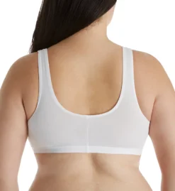 Fruit Of The Loom Comfort Cotton Blend Front Close Sports Bra 96014 -Allure Wear Shop fruit of the loom fotl01 96014 bs