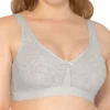 Fruit Of The Loom Beyond Soft Wireless Plus Size Cotton Bra FT811 -Allure Wear Shop fruit of the loom fotl01 ft811 gs