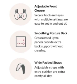 Glamorise Magic Lift With Posture Back Support Bra 1265 -Allure Wear Shop glamorise glam01 1265 cs5