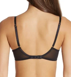 Gossard Sheer Stripe Non Padded Underwire Plunge Bra 18825 -Allure Wear Shop gossard gos001 18825 bs