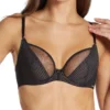Gossard Sheer Stripe Non Padded Underwire Plunge Bra 18825 -Allure Wear Shop gossard gos001 18825 gs