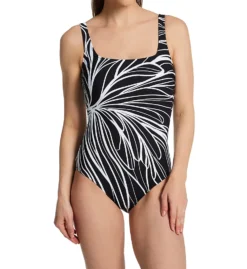 Gottex Buona Sera Square Neck One Piece Swimsuit BS173U