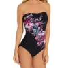 Gottex Cherry Blossom Bandeau One Piece Swimsuit CB070 -Allure Wear Shop gottex gotx01 cb070 gs