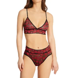 Hanky Panky Pattern Adjustable Stretch Lace Bralette 113PTN -Allure Wear Shop hanky panky hnk001 113ptn cs1