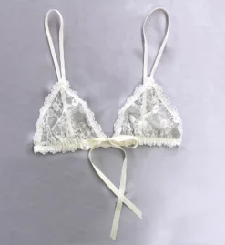 Hanky Panky After Midnight Peek-A-Boo Lace Front Tie Bralette 9C7811 -Allure Wear Shop hanky panky hnk001 9c7811 cs1