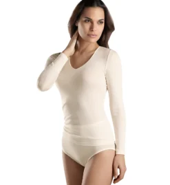 Hanro Woolen Silk Long Sleeve Shirt 1418 -Allure Wear Shop hanro han001 1418 cs1