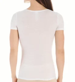 Hanro Ultralight Short Sleeve Top 71345 -Allure Wear Shop hanro han001 71345 bs