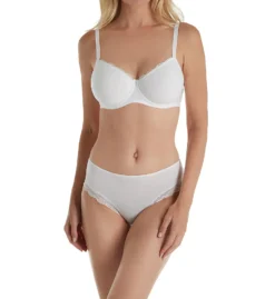 Hanro Cotton Lace Spacer T-Shirt Underwire Bra 72433 -Allure Wear Shop hanro han001 72433 cs5