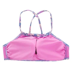 Hot Water Flower Power Mid Neck Halter Bikini Swim Top 24FP2060 -Allure Wear Shop hot water hw01 24fp2060 cs3