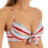 Hot Water Love Stripe Push Up Underwire Bikini Swim Top 24LS3060 -Allure Wear Shop hot water hw01 24ls3060 gs