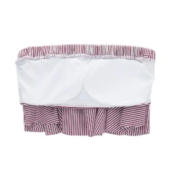 Hot Water New Crush Flounce Bandeau Bikini Swim Top 24NC1160 -Allure Wear Shop hot water hw01 24nc1160 cs3