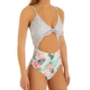 Hot Water Wild Flower Monokini One Piece Swimsuit 24WF6110 -Allure Wear Shop hot water hw01 24wf6110 gs