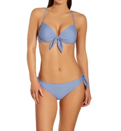 Hot Water Solids Cheeky Shirred Bikini Swim Bottom 24ZZ0040 -Allure Wear Shop hot water hw01 24zz0040 cs1