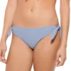 Hot Water Solids Cheeky Shirred Bikini Swim Bottom 24ZZ0040