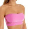 Hot Water Solids Longline Bandeau Bikini Swim Top 24ZZ1060