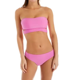 Hot Water Solids Shirred Wide Cheeky Hipster Swim Bottom 24ZZ1140 -Allure Wear Shop hot water hw01 24zz1140 cs1