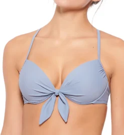 Hot Water Solids Push Up Underwire Bikini Swim Top 24ZZ3060