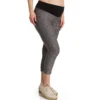 Hue Under Belly Soft Knit Capri Maternity Leggings U21454 -Allure Wear Shop hue hue01 u21454 gs